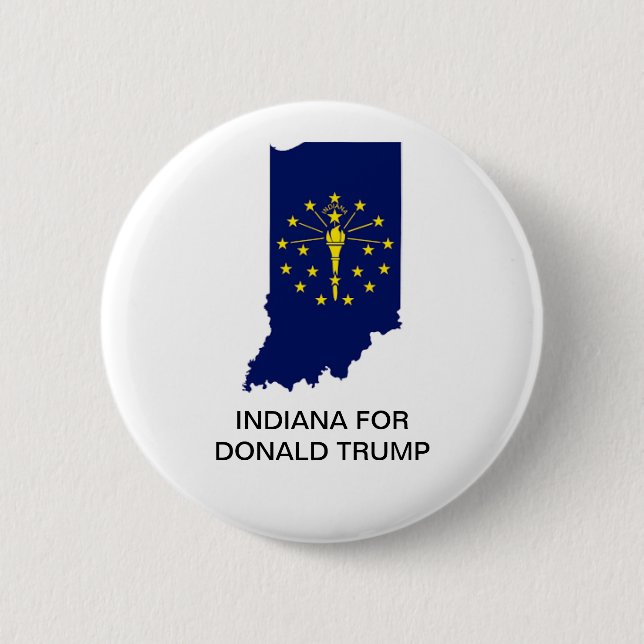 INDIANA PARA EL BOTÓN DONALD TRUMP 2020 (Anverso)
