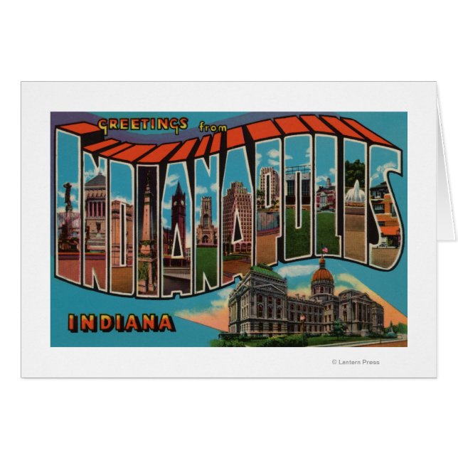 Indianapolis, Indiana (Edificio de la Capital) (Anverso (Horizontal))