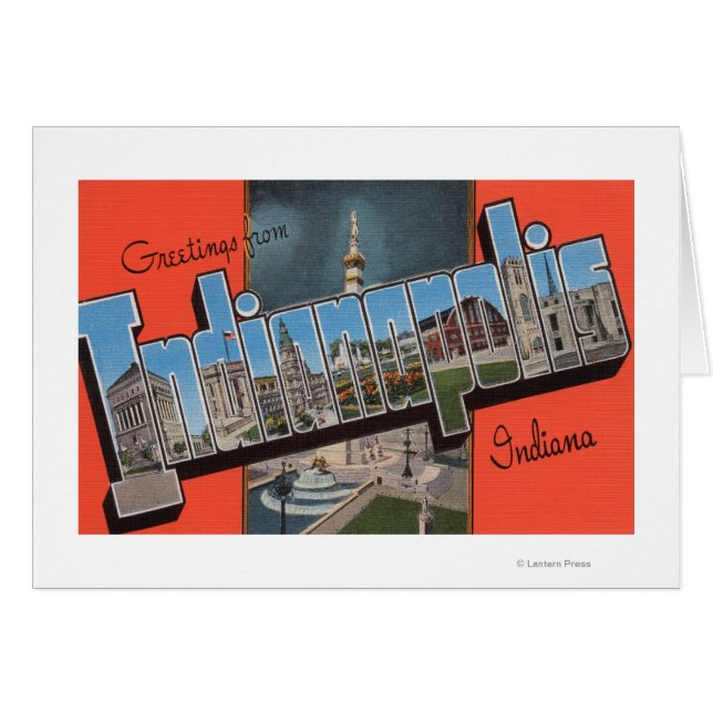 Indianápolis, Indiana (Town Plaza) (Anverso (Horizontal))