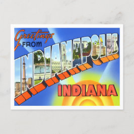 Indianápolis, tarjeta postal de las grandes letras