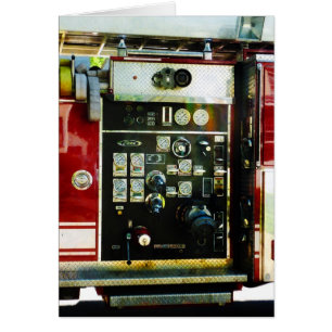 Indicadores en el coche de bomberos