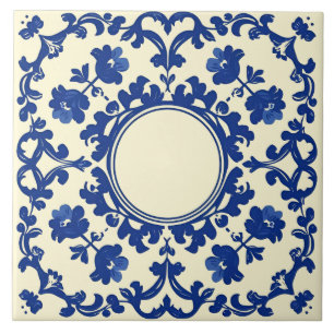 Indigo Azulejo Azul Portugués Lisboa Botánico