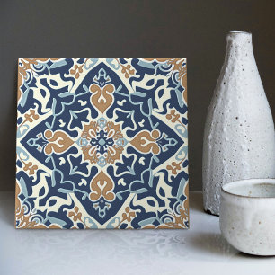 Indigo Azulejo azul portugués Lisboa decorativo