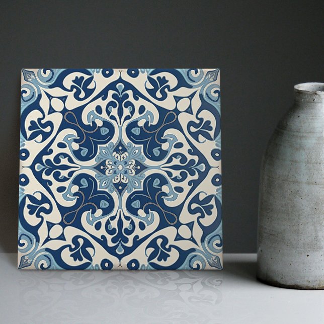 Indigo Azulejo azul portugués Lisboa decorativo (Subido por el creador)