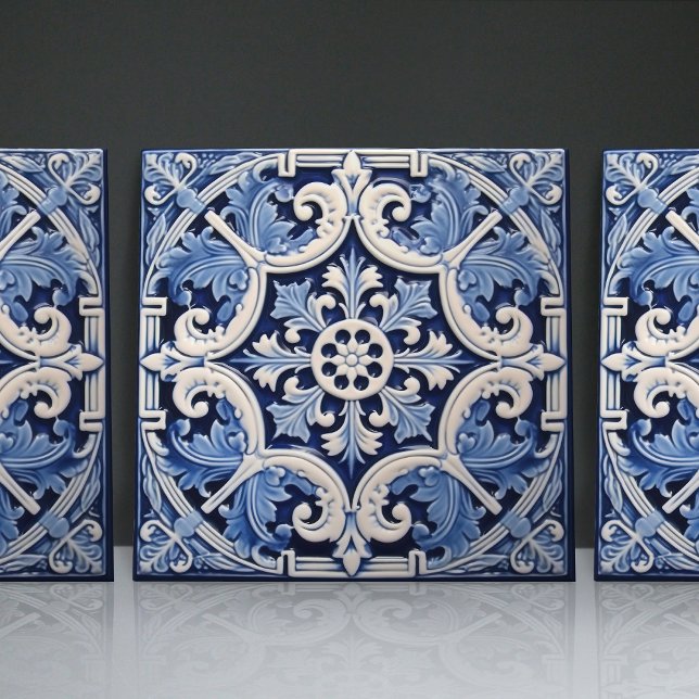 Indigo Azulejo azul portugués Lisboa decorativo (Subido por el creador)