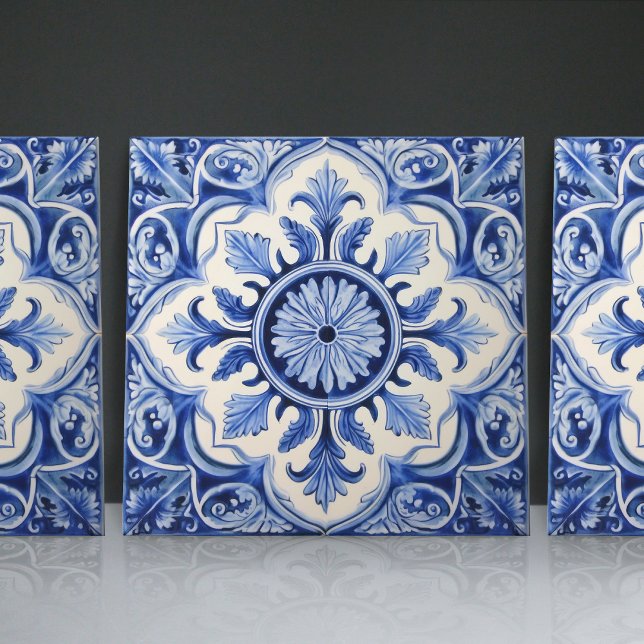 Indigo Azulejo azul portugués Lisboa decorativo (Subido por el creador)