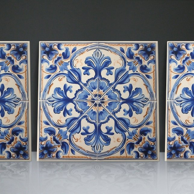 Indigo Azulejo azul portugués Lisboa decorativo (Subido por el creador)