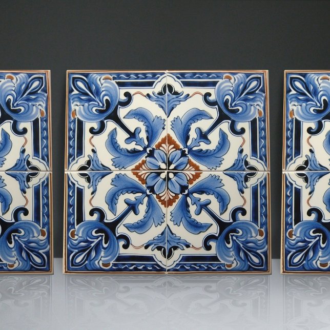 Indigo Azulejo azul portugués Lisboa decorativo (Subido por el creador)