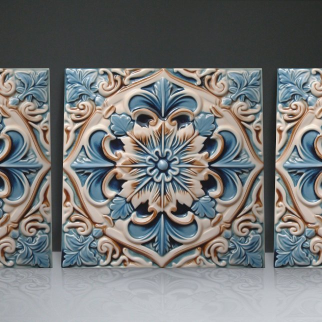 Indigo Azulejo azul portugués Lisboa decorativo (Subido por el creador)