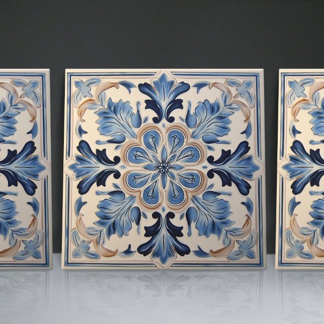 Indigo Azulejo azul portugués Lisboa decorativo (Subido por el creador)