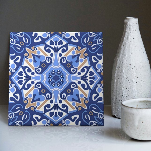 Indigo Azulejo azul portugués Lisboa decorativo (Subido por el creador)