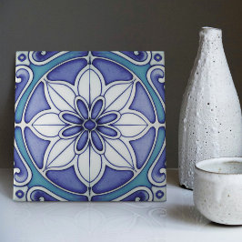 Indigo Azulejo azul portugués Lisboa decorativo