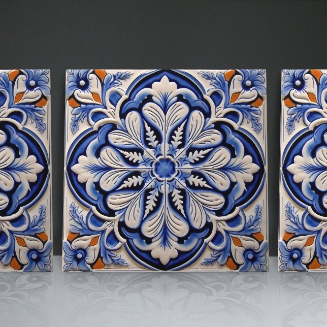 Indigo Azulejo azul portugués Lisboa decorativo (Subido por el creador)