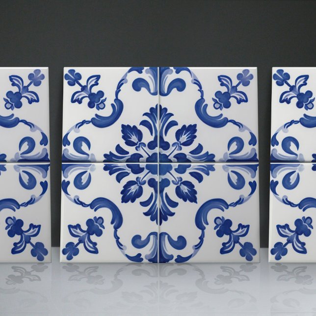 Indigo Azulejo azul portugués Lisboa decorativo (Subido por el creador)