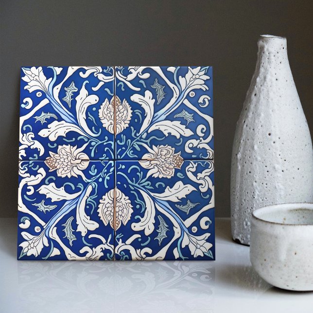 Indigo Azulejo Azul Portugués Lisboa Decorativo C (Subido por el creador)