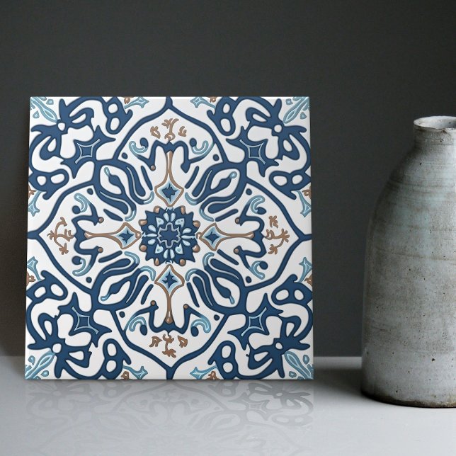 Indigo Azulejo Azul Portugués Lisboa Decorativo C (Subido por el creador)