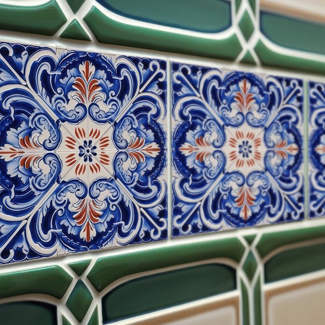 Indigo Azulejo Azul portugués Lisboa Duotone (Subido por el creador)