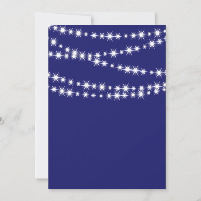 Indigo Twinkle Luces en blanco (Anverso)