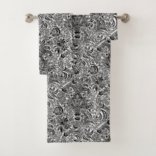 Indio de William Morris, blanco y negro