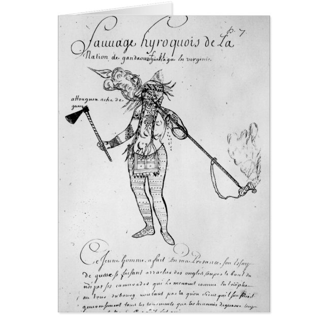Indio Iroquois de Canadá (Frente)