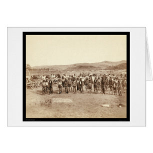 Indio miniconjou en el baile de hierba SD 1890