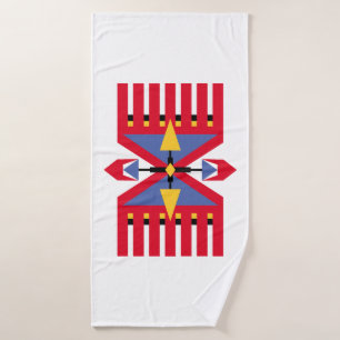 indio nativo americano de motivos textiles tradici
