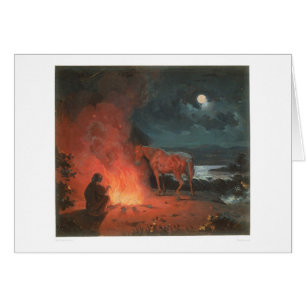 Indio por una hoguera (0744A)