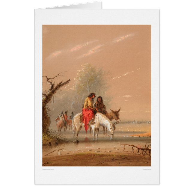 Indio que riega sus soportes (1068A) (Frente)