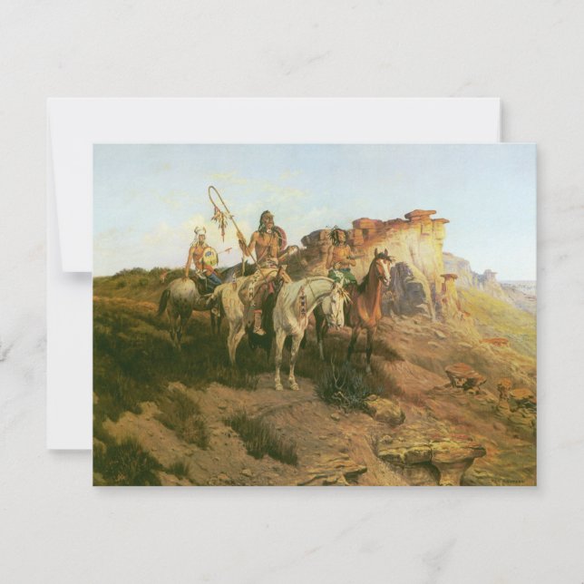 Indios antiguos, Merodeadores de la pradera, Seltz (Anverso)
