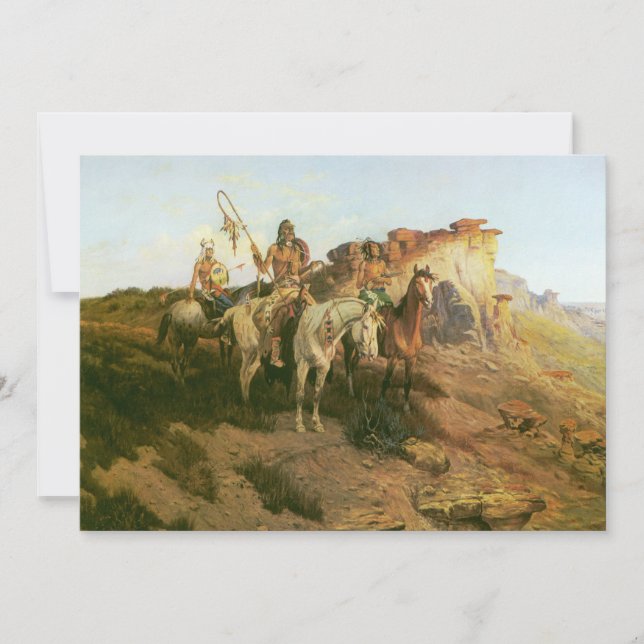 Indios antiguos, merodeadores de la pradera, Seltz (Anverso)