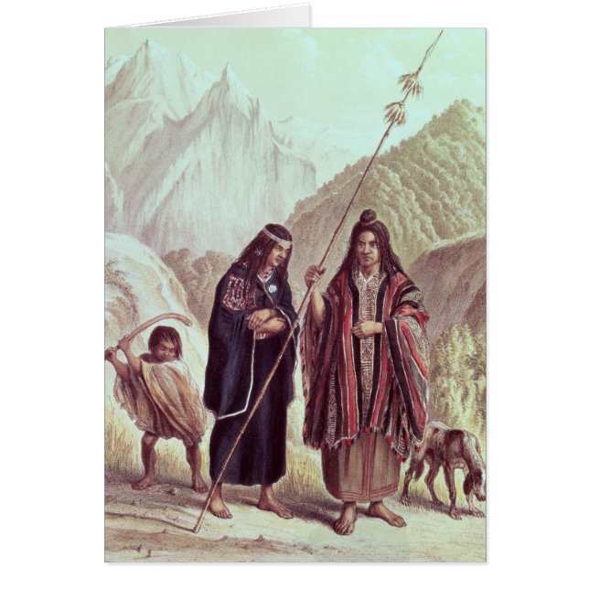 Indios araucanos (Frente)