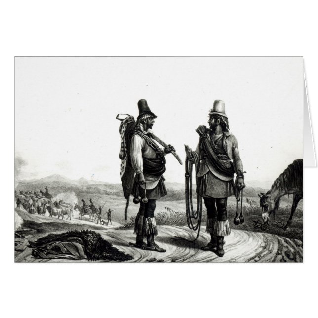 Indios de Charrua (Anverso (Horizontal))
