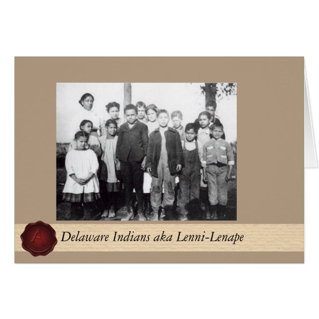 Indios de Delaware - Nanticoke Lenni Lenape (Anverso (Horizontal))