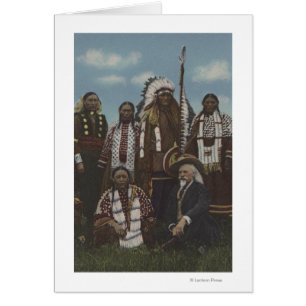Indios del noroeste - Buffalo Bill, sentada Bull