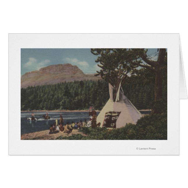 Indios del Noroeste - La tierra del cielo azul (Anverso (Horizontal))