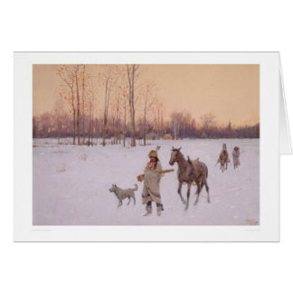 Indios en la nieve (0565A)