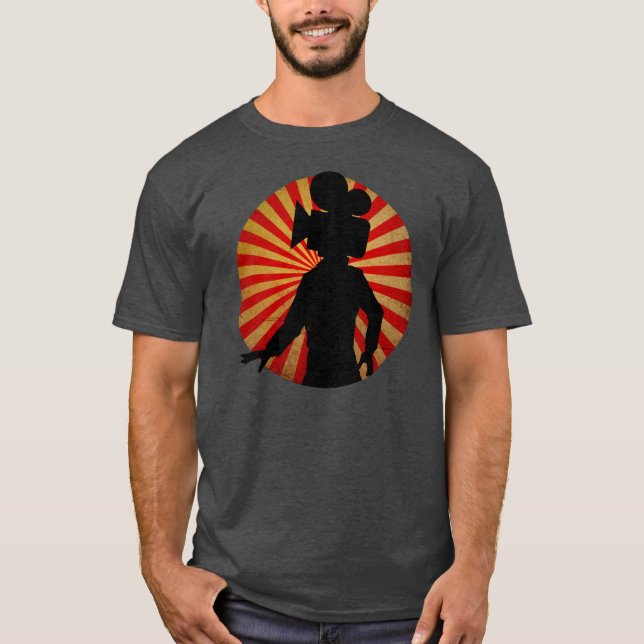 Indique al hombre de la cabeza de cámara, camiseta (Anverso)