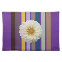 Mantel de tela de flor moderna con franja