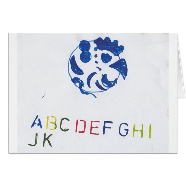 Individuo azul feliz (Anverso (Horizontal))