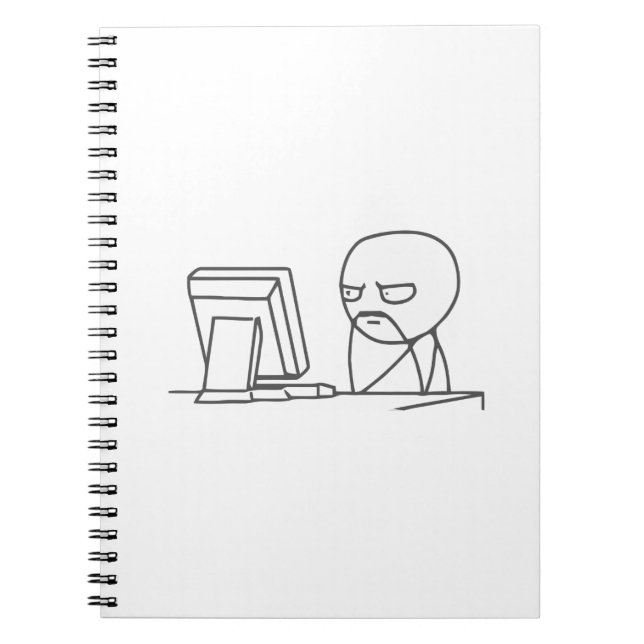 Individuo Meme - cuaderno del ordenador (Frente)