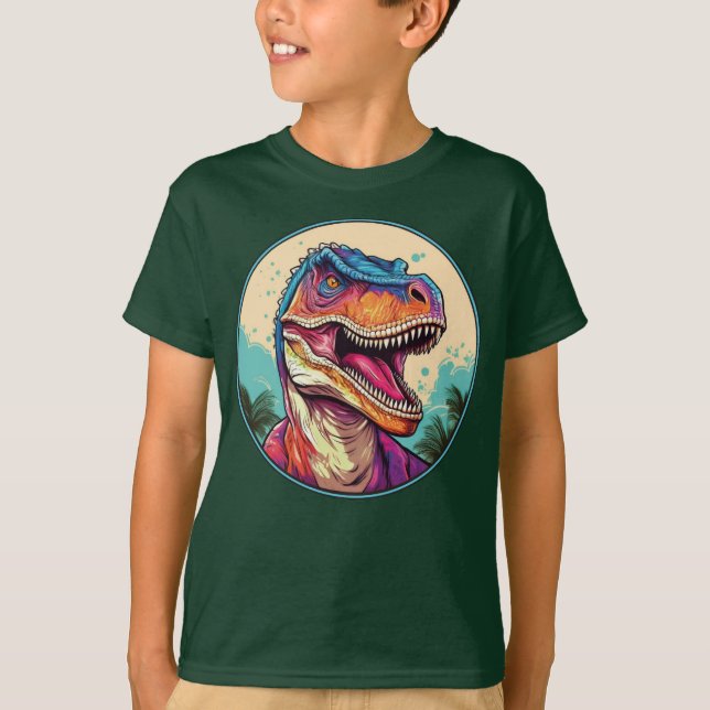 Indominus Rex - Clásica Camiseta De Dinosaurio (Anverso)