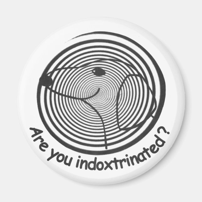 ¿Indoxtrinados? Imán (Frente)