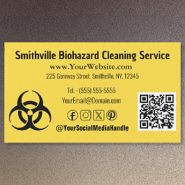 Industria del Bioriesgo - Tarjeta de visita magnét