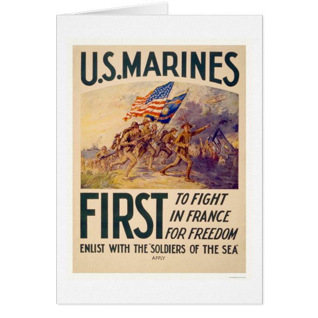 Infantes de marina - primero luchar en Francia (Frente)