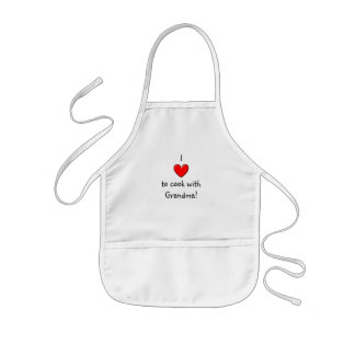 Infantil Amo cocinar con el delantal de la abuela