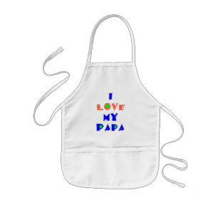 Infantil Amo mi delantal de la PAPÁ