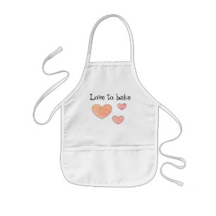 Infantil Amor por hornear delantal por dalDesignNZ