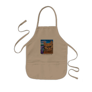 Infantil delantal beige
