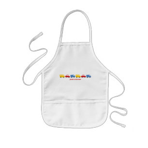 Infantil Delantal colorido del regalo del camión del