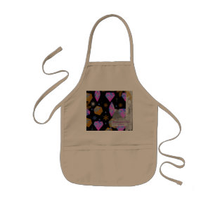 Infantil Delantal de Bolsillo de Diamante Dorado
